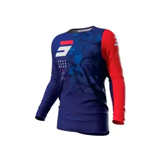 Maillot SHOT CONTACT Camo 2.0 Blue (M)