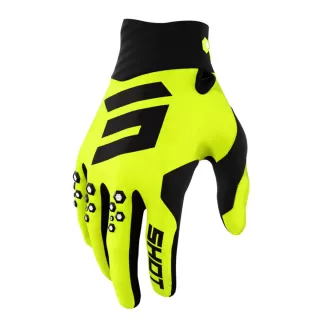 Gants SHOT Contact Neon Yellow(taille: 10 )