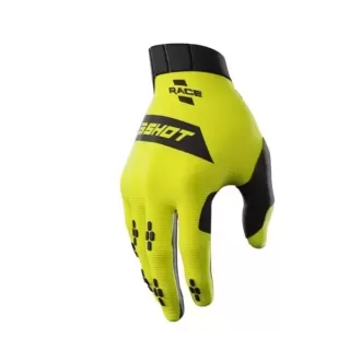 Gants SHOT RACE KID Neon Yellow (taille: 12-13 )